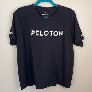 Peloton Black Century 100 Short Sleeve Unisex T-Shirt Size L‎